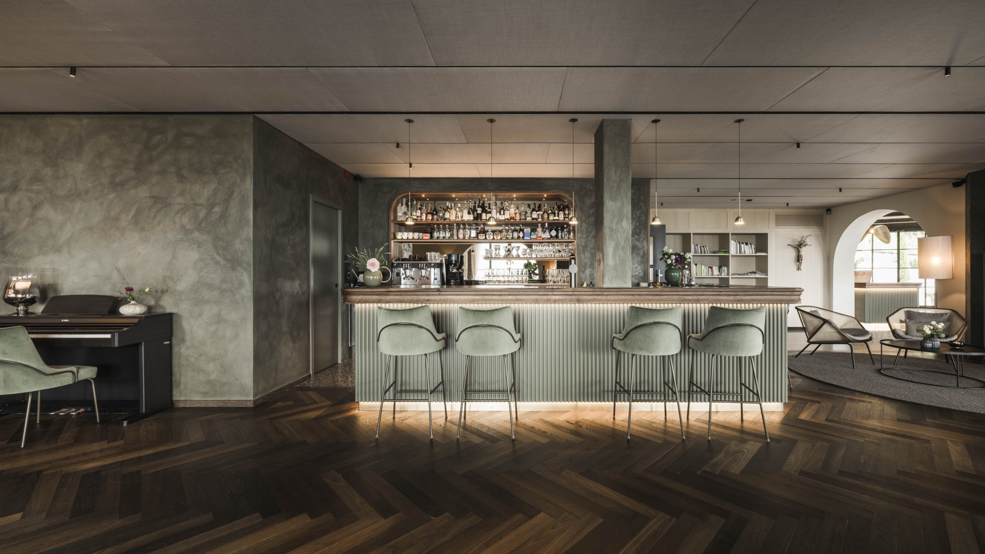 Foto Illuminazione dei bar