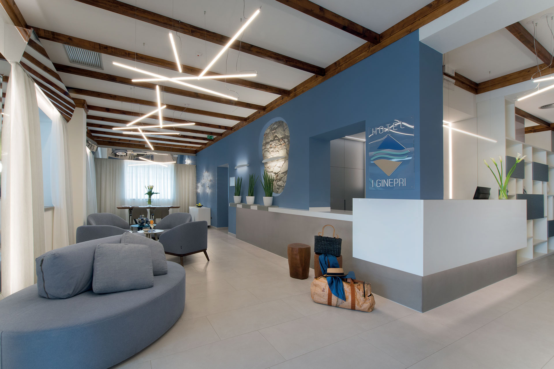 Foto Luce e design per lobby e hall degli hotel